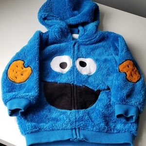 Cookie Monster Zip Up Hoodie | Poshmark